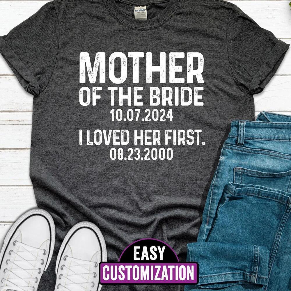 Personalized Mother Of The Bride Shirt Bridal Party Gift